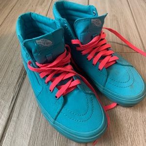 Electric Blue Hightop Vans